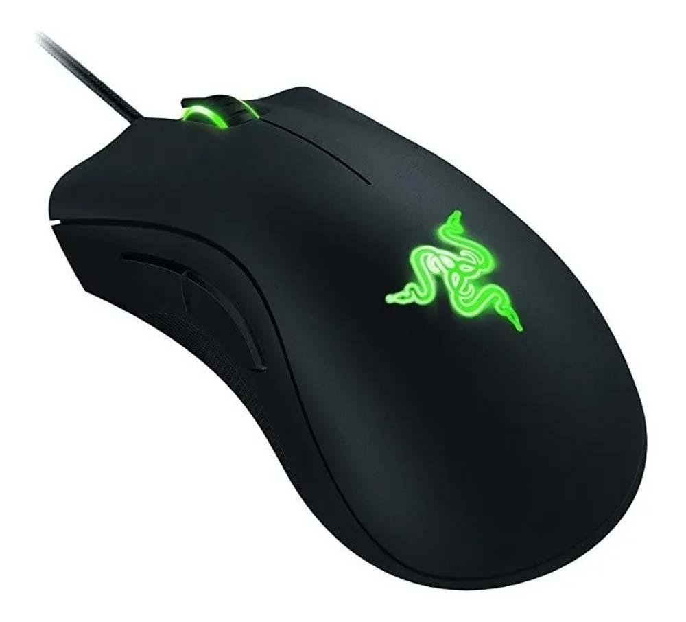 Mouse Razer Deathadder Essential 6400 Dpi  Green Light