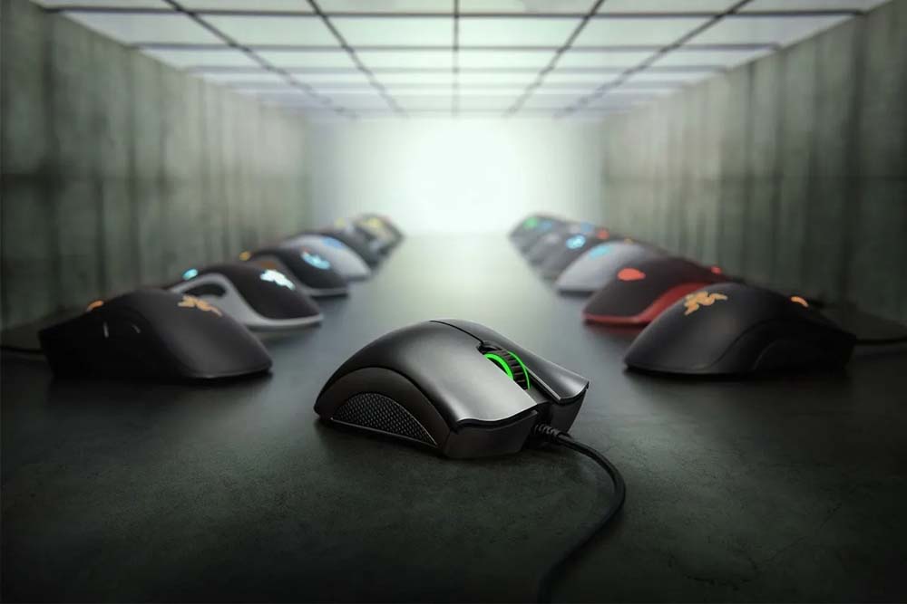 Mouse Razer Deathadder Essential 6400 Dpi  Green Light