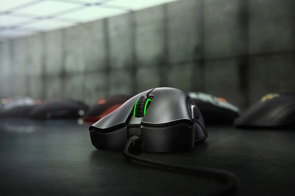 Mouse Razer Deathadder Essential 6400 Dpi  Green Light