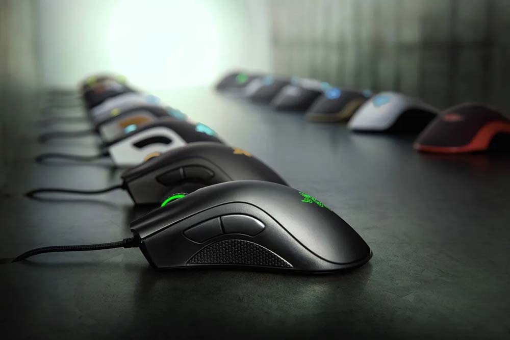 Mouse Razer Deathadder Essential 6400 Dpi  Green Light